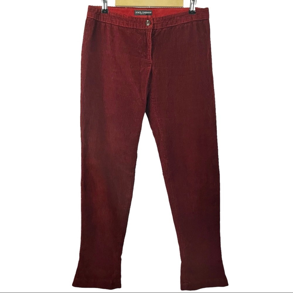 DOLCE & GABBANA vintage Tapered Corduroy Pants